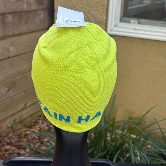 Mountain Hardwear IcnoColor Beanie Unisex O/S Cap Reversible Green Blue New - Picture 5 of 8